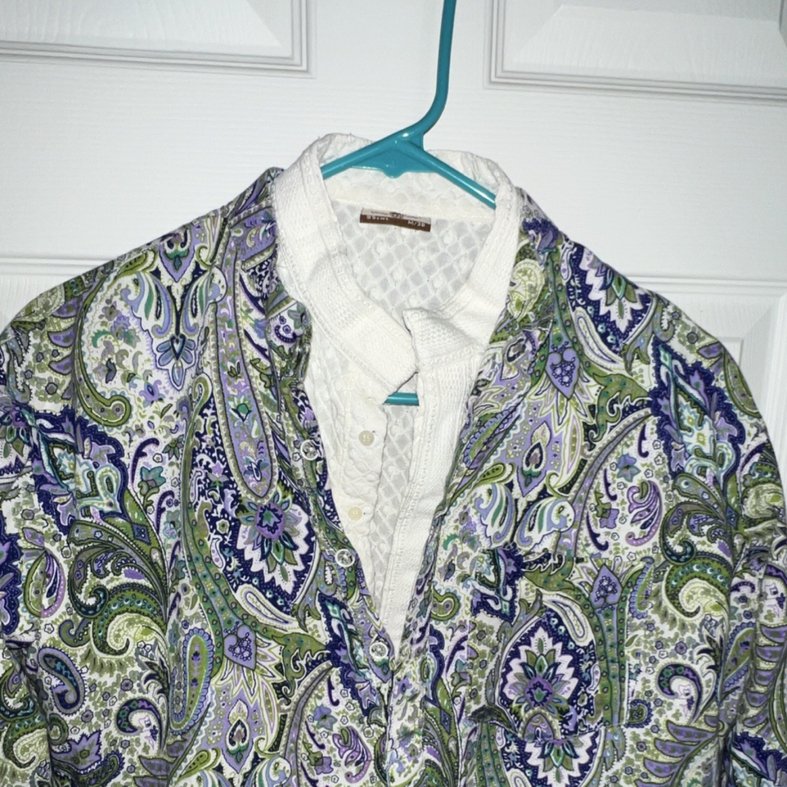 Manyavar Men’s Kurta Jacket Set M 38 Paisley, Indian Wedding Ethnic Wear 2 Piece