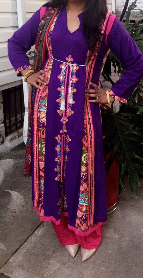 Purple Salwar Kameez Pakistani/Indian/Bangladesh