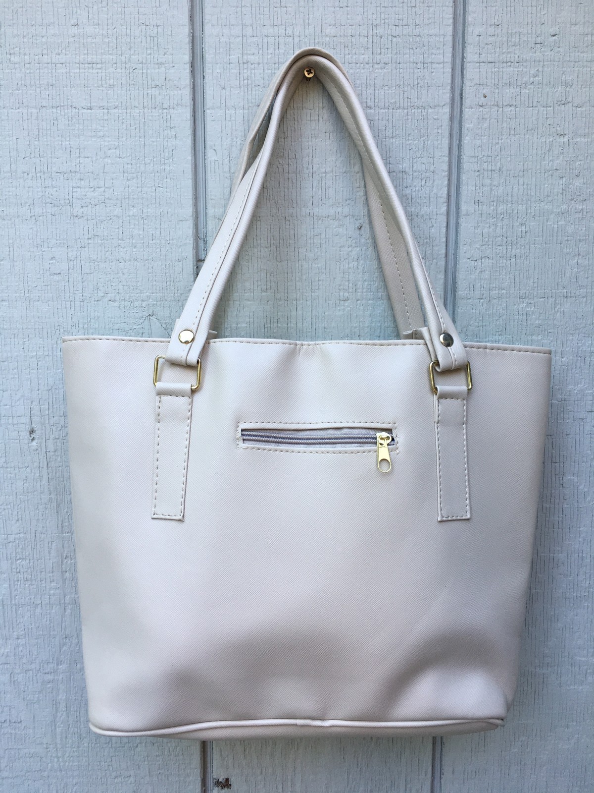 Hand Painted Mexican Tote Bag Purse Handbag – Synthetic Vegan Leather Bag