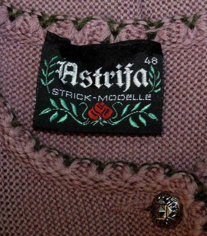 Short WOOL Austria SWEATER WARM Women Cardigan ELEGANT KNITTED Walk Jacket 10 M