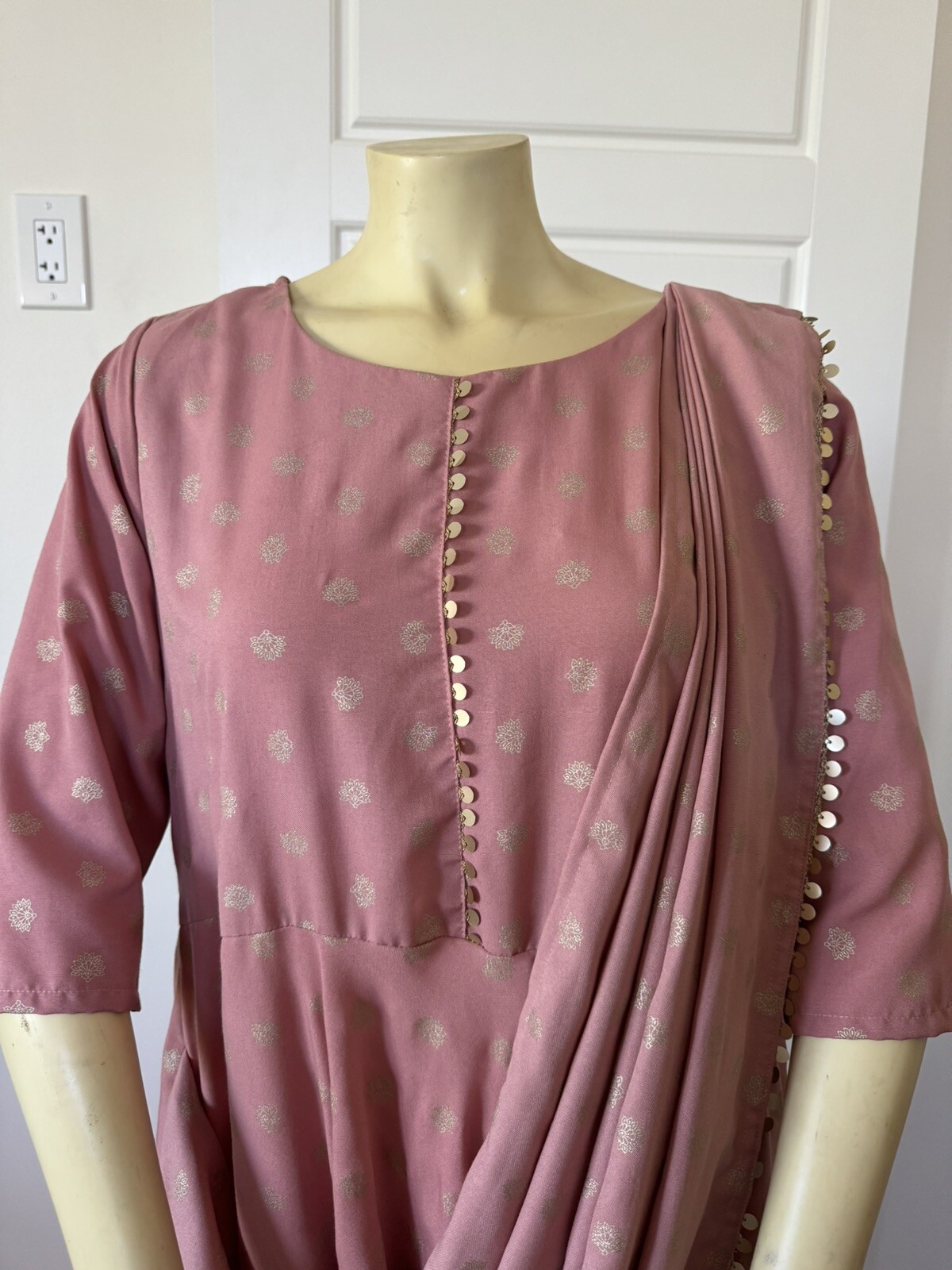 Indian Women’s Soft Jute Khadi Cotton Saree With Unstitched Blouse Party Wear