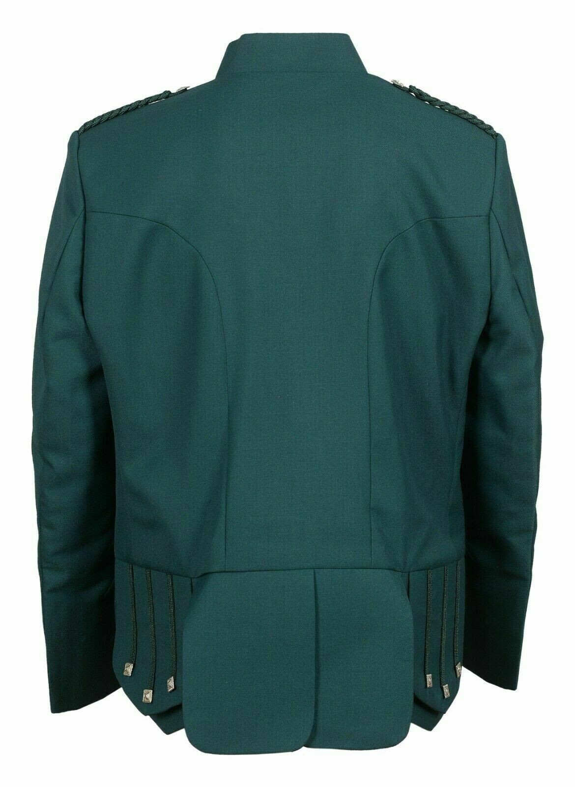 Men’s Scottish Green Regulation Doublet Kilt Jacket