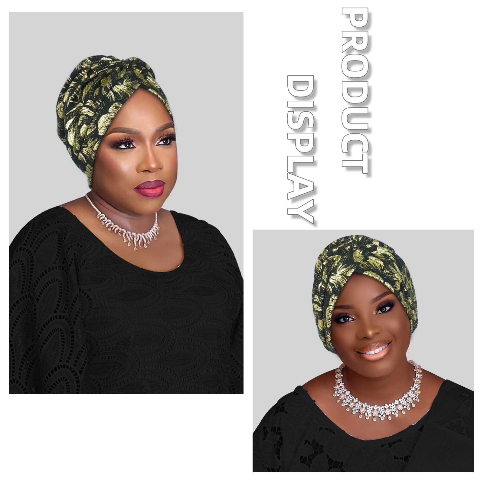 Muslim Women African Turban Head Cover Caps Islamic Cancer Chemo Headwear Arab