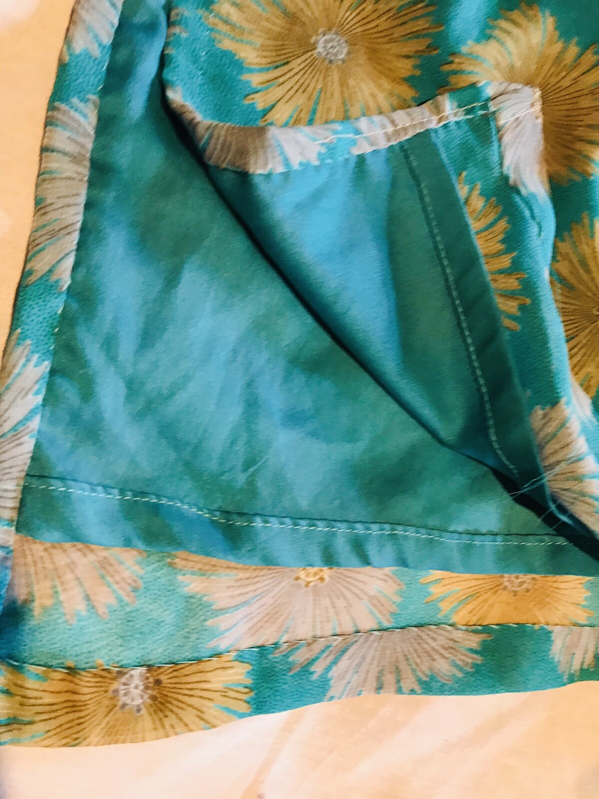 Beautiful Kurta Kameez Pakistani Indian Chiffone Aqua Blue 2xl