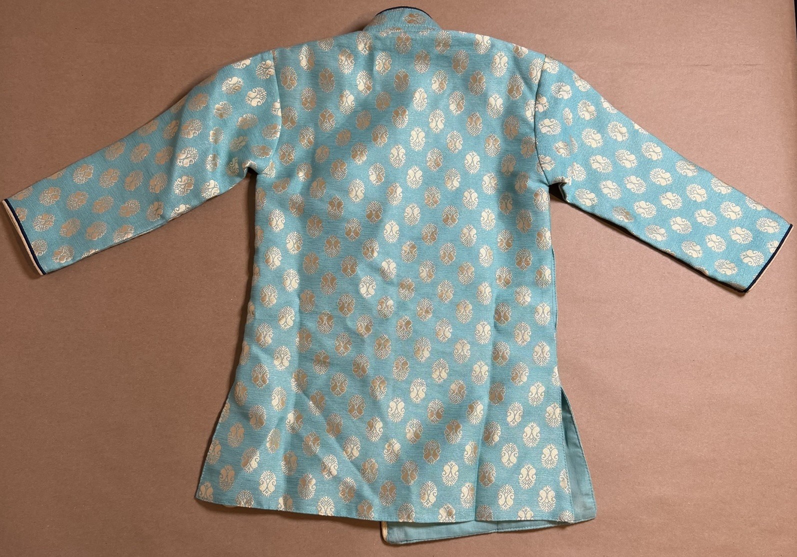 3 Piece Lot Kids Boys Kurta Dhoti Sherwani Indian Indo-Western Jacquard Size 3