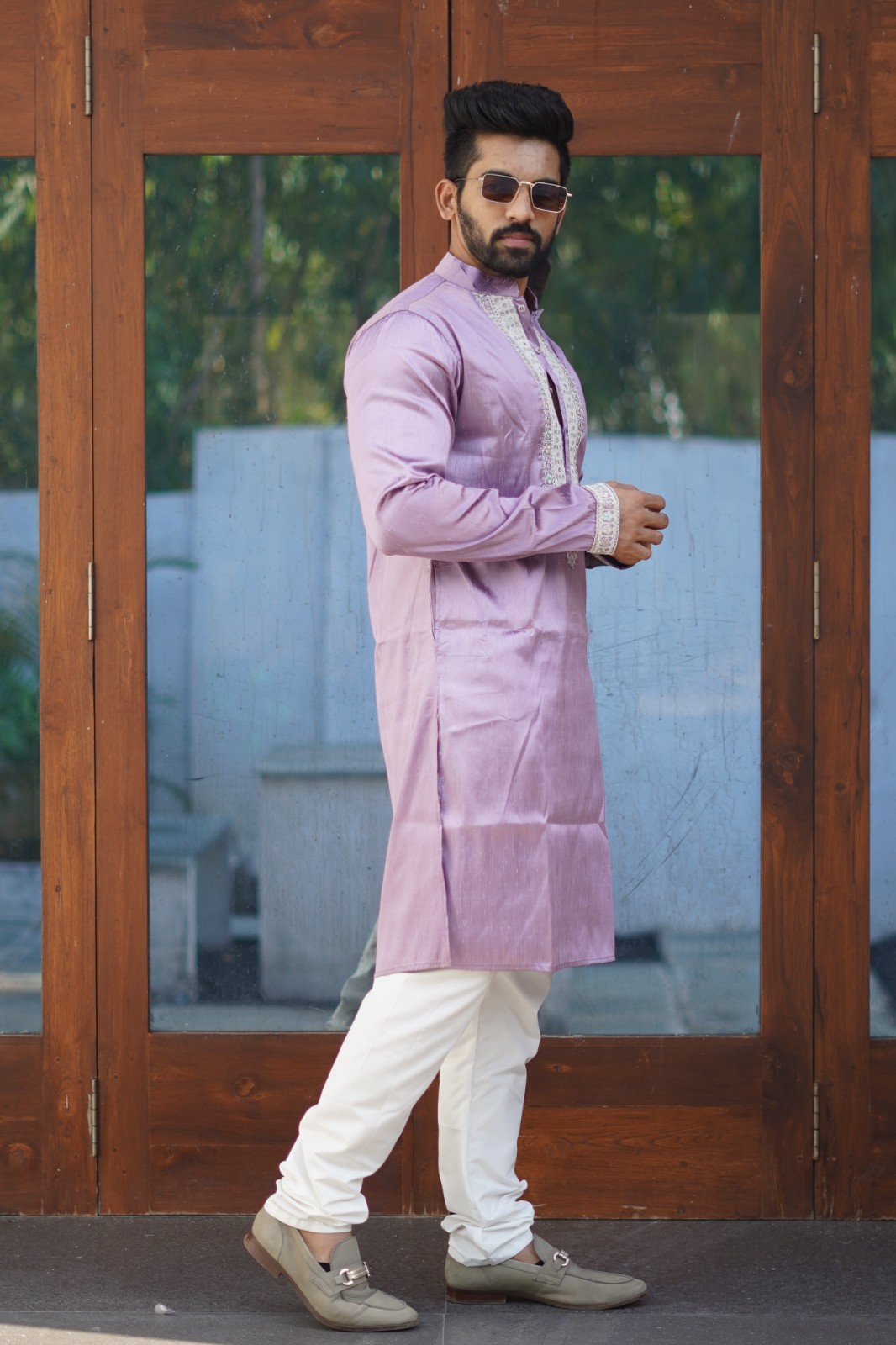 Men Kurta Pajama Set Indian Pakistani Traditional Ethnic Wedding Party Wear
