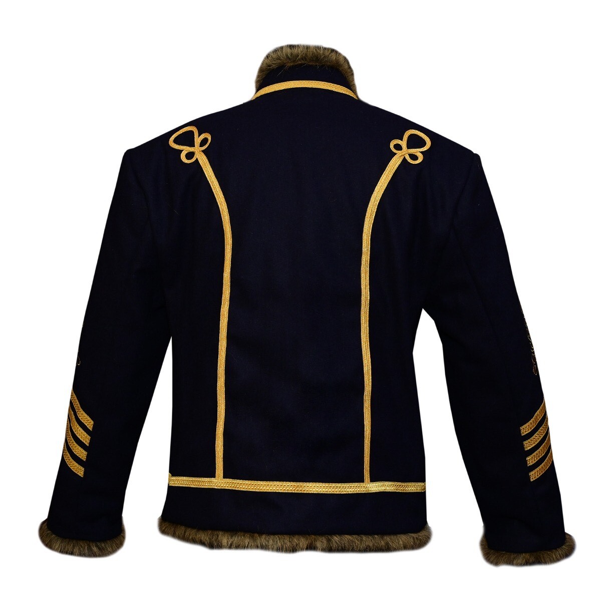 Napoleonic Hussar Jacket 19th Century Military Tunic Pelisse Jimi Hendrix Jacket