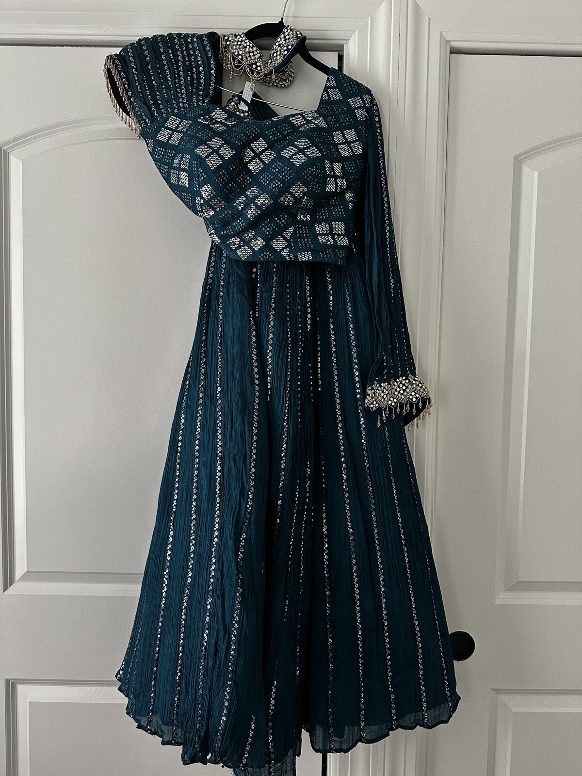Turquoise Lehenga Choli