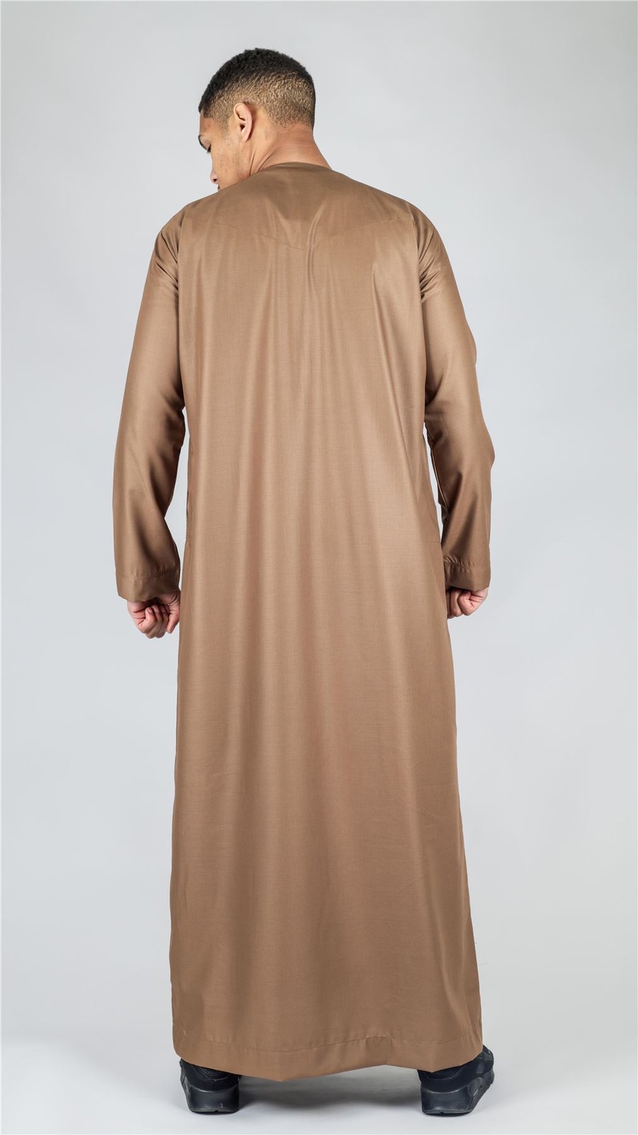 Men’s Bronze Thobe Emirati Islamic Clothing String Tassel | Thobez