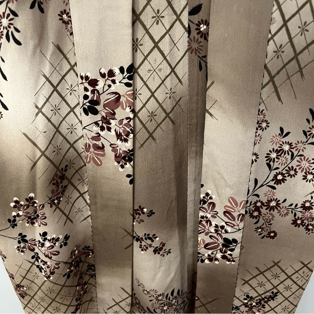 Antique Japanese Silk Hand Crafted Cherry Blossom Kimono – S/M