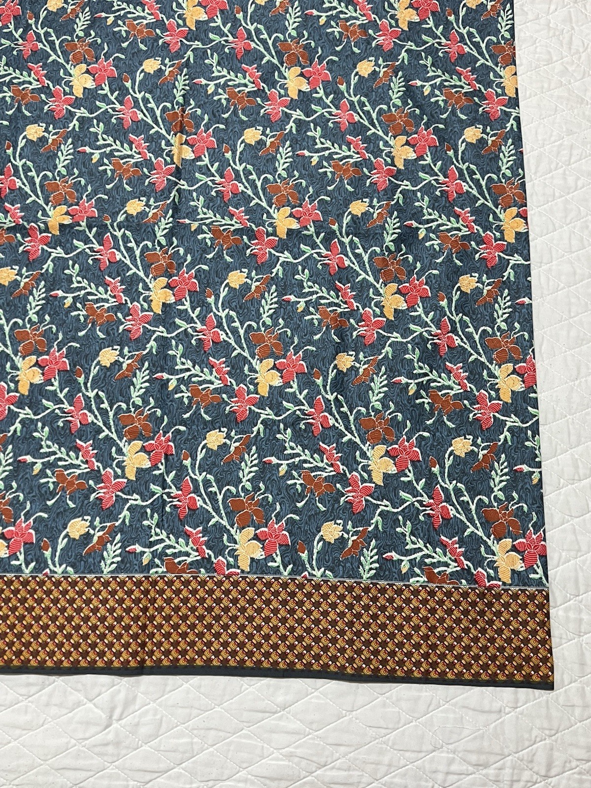 Southeast Asia 100% Cotton Sarong, Malong, Tapis Wrap Around Skirt Floral Design