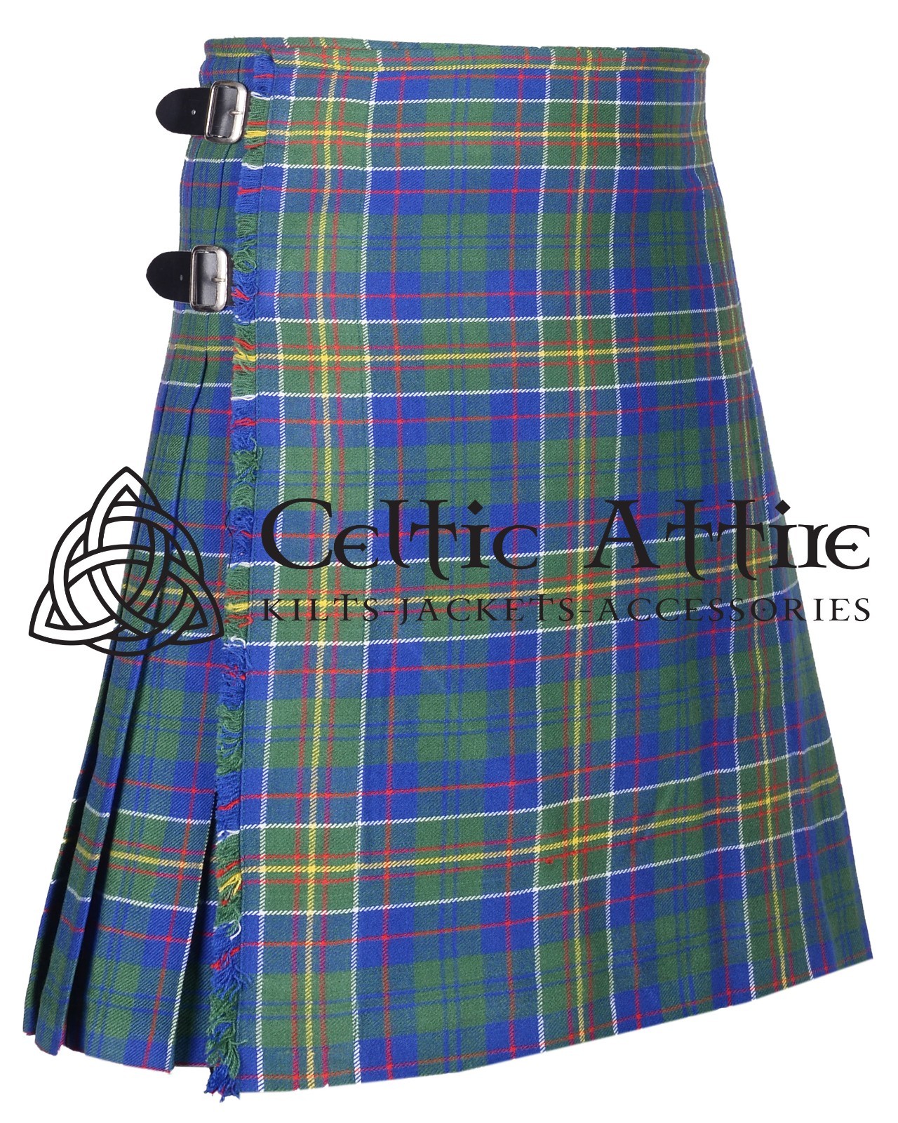 Clan Hunter Tartan 8 Yard Scottish Kilt – Made to Order By Celtic Attire