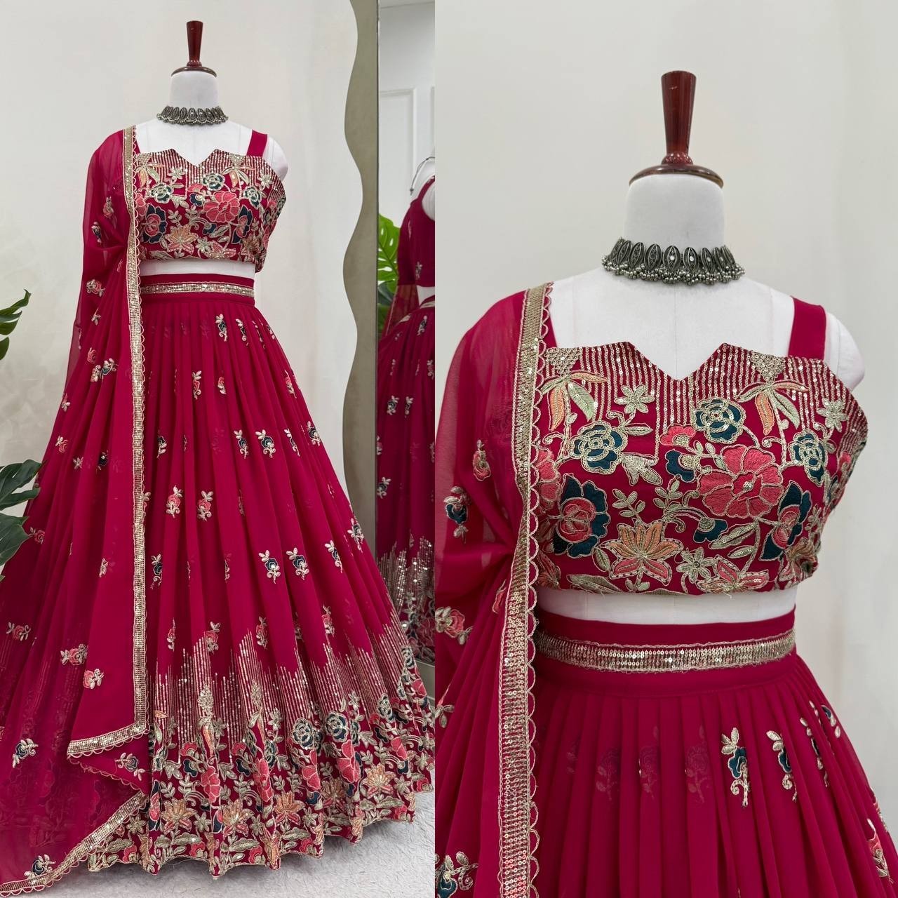 Wedding Reception Party Wear Lehenga choli Bollywood Style