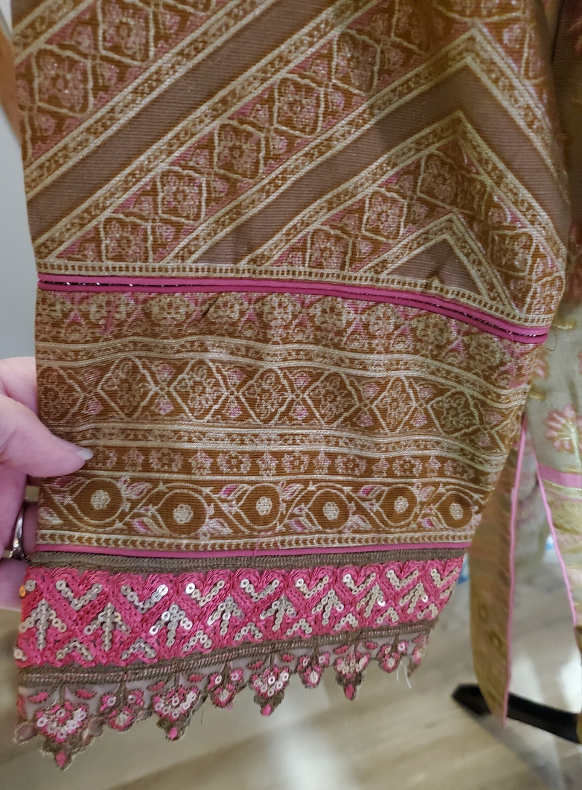Alkaram Studio Pakistani Stitched Lawn Embroidered Salwar Kameez Indian Wedding