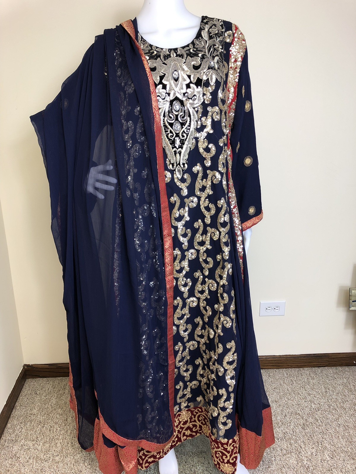 Indian Pakistani Salwar Kameez Anarkali Suit Designer Party Wear XL, XXL