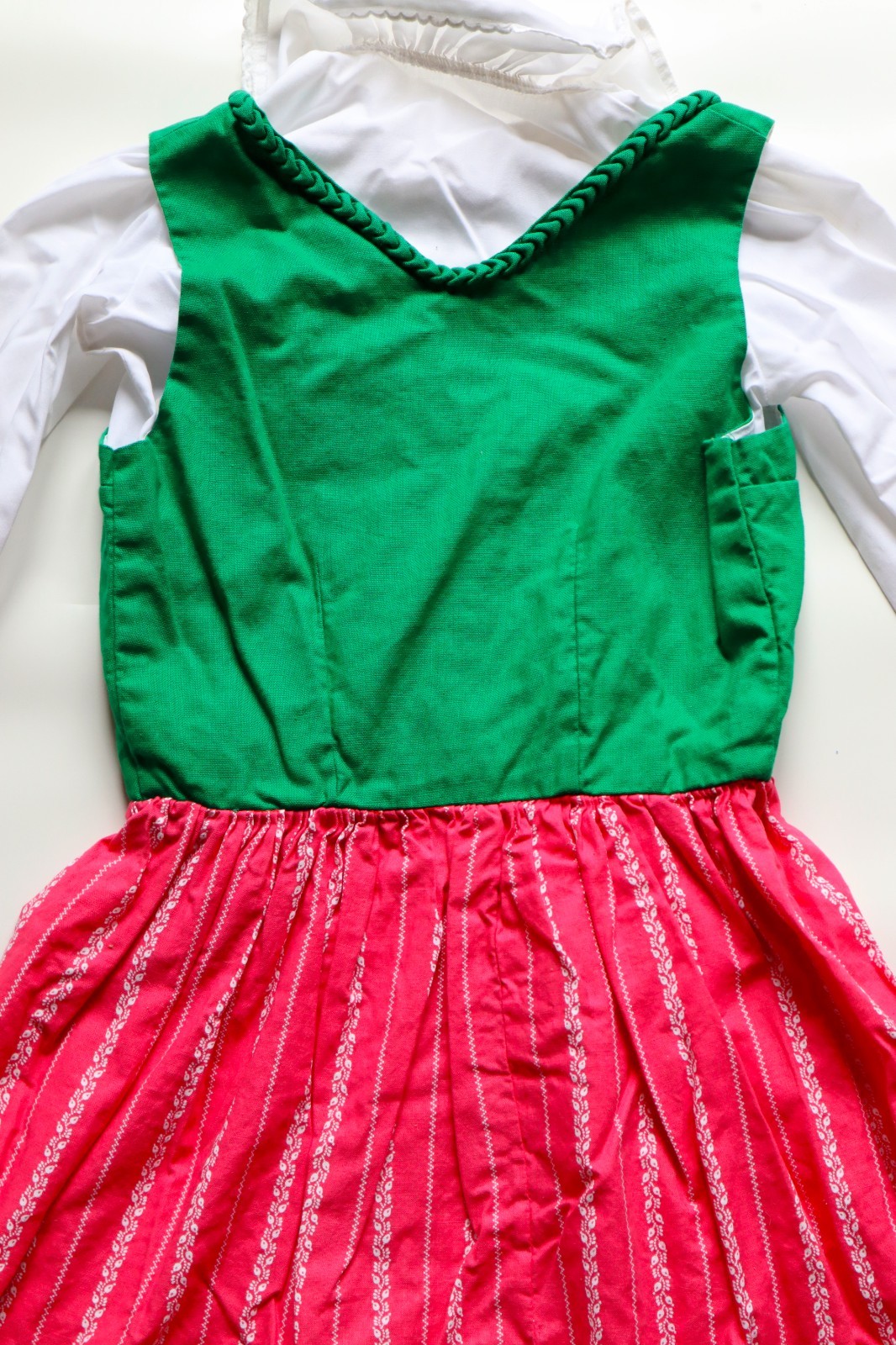 Original ISOLA ERZEUGNIS Girls Dirndl Dress and Top About Size 10 Oktoberfest
