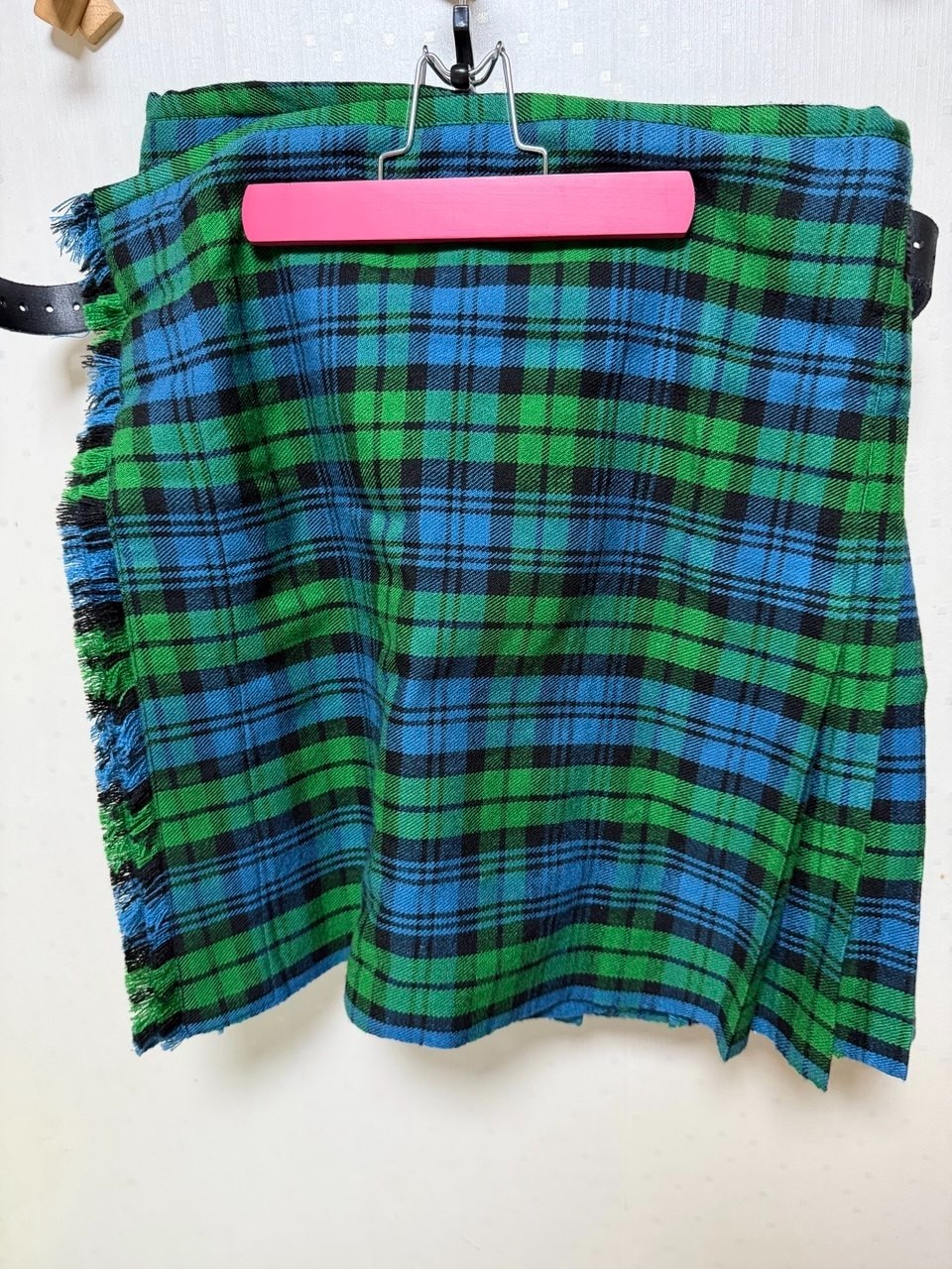 Traditional 8 Yard 16 Oz Tartan Kilt of Campbell Tartan 32″ Waist 20″ Length