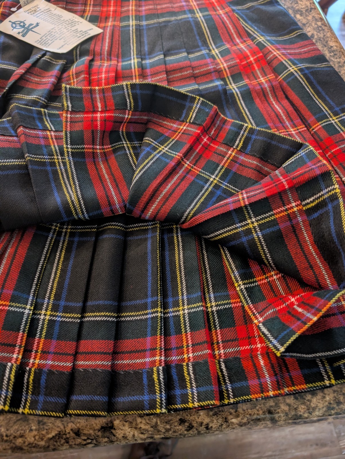 Vintage Hector Russell-Inverness Kilt, All New Wool