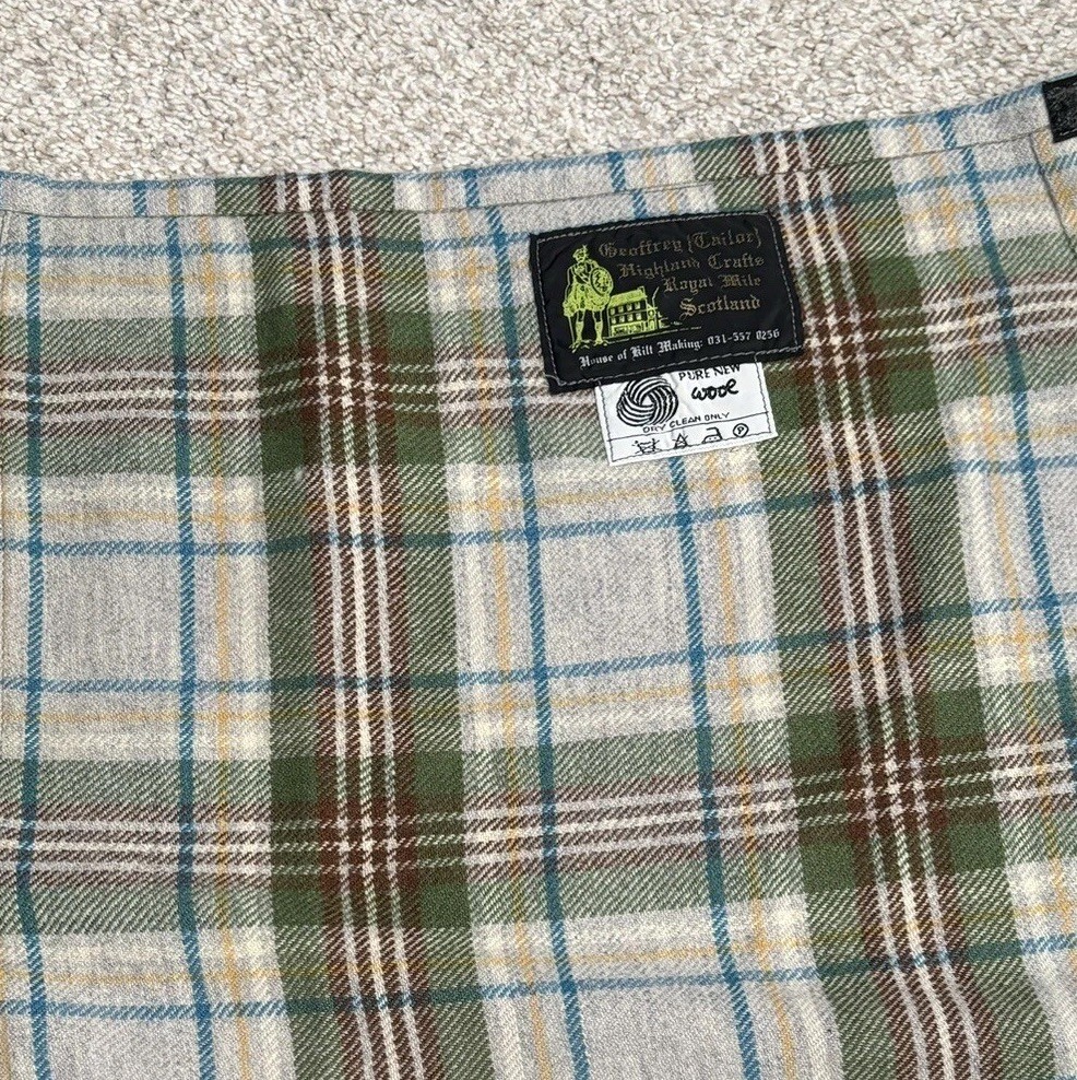 Geoffrey Tailor Highland Crafts Royal Mile Scotland House Of Kilt Wool Plaid S