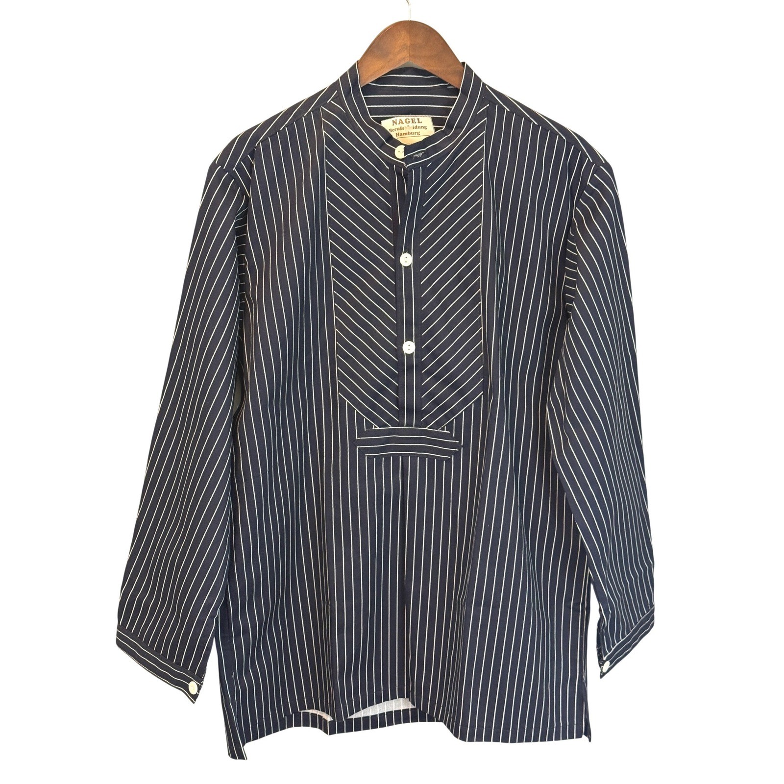 VINTAGE NWT German Fisherman Smock Shirt 100% Cotton Canvas Finkenwerder Size 52