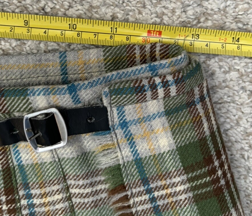 Geoffrey Tailor Highland Crafts Royal Mile Scotland House Of Kilt Wool Plaid S