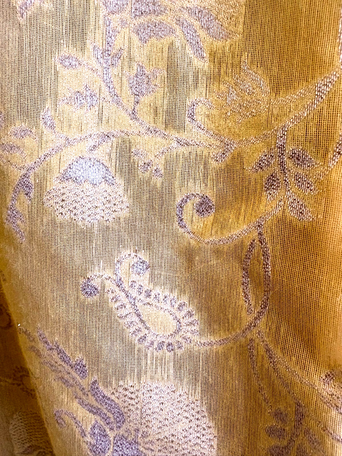 Festive yellow 3 piece Salwar Kameeze set XXL 44 Size with bead work
