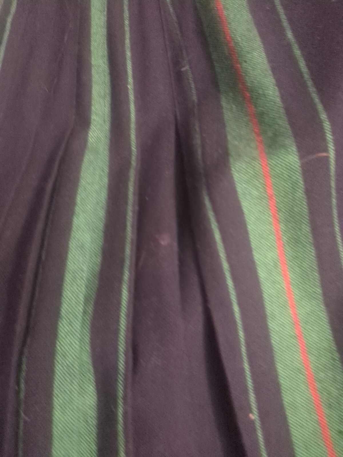 GLENISLA Scotland Wool Kilt Pleated Wrap Midi Skirt Plaid Buckle Size 10