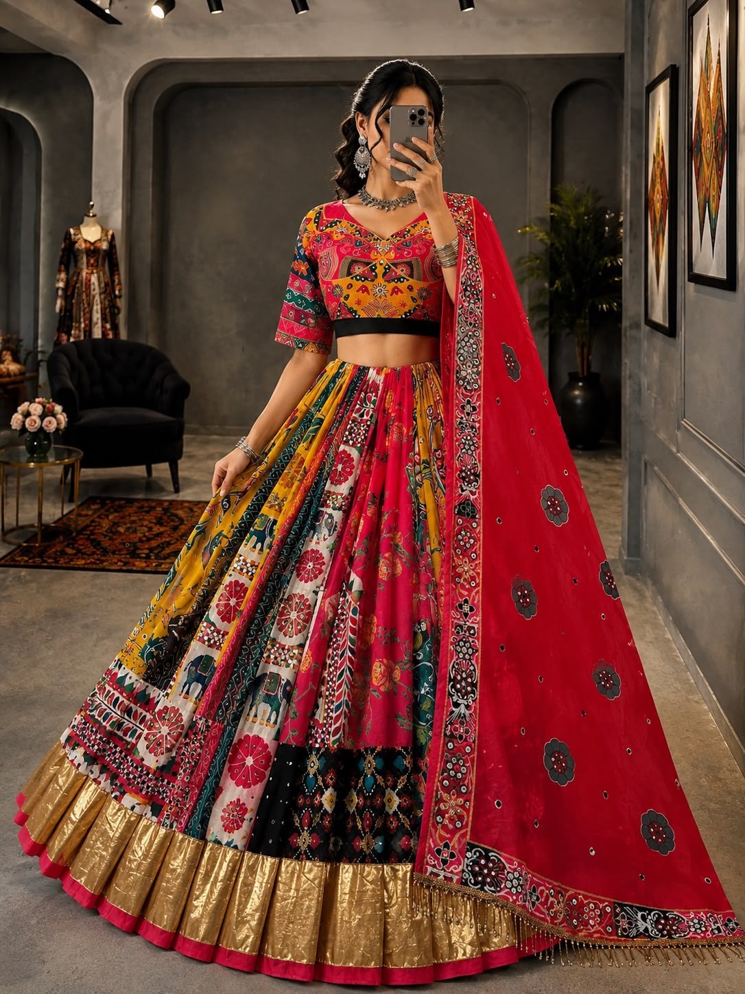 LEHENGA CHOLI INDIAN BOLLYWOOD WEDDING PARTY PAKISTANI WEAR READYMADE