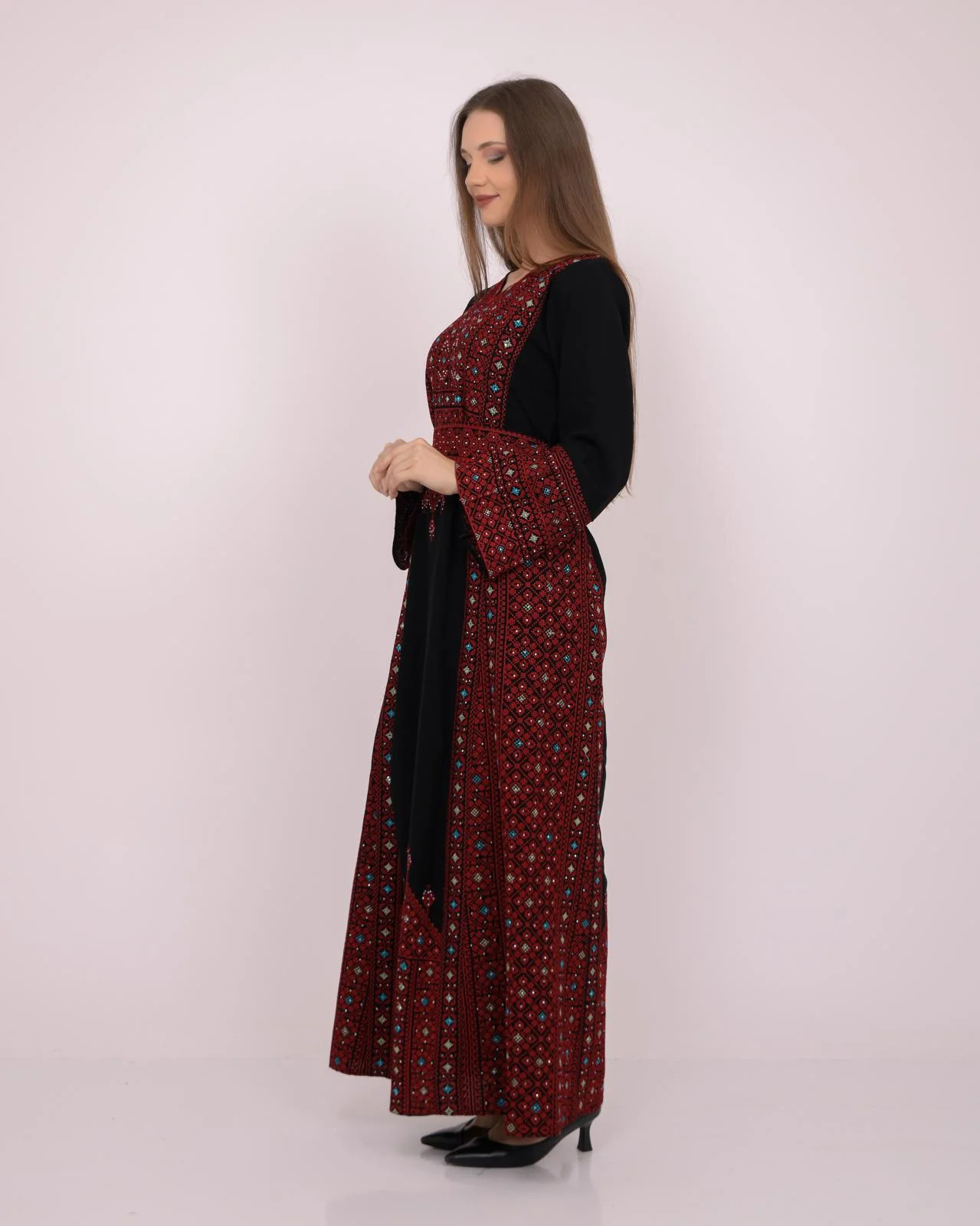 Tarif Thobe – Women’s Embroidered Dress, Perfect for Eid, Abaya, Ramadan