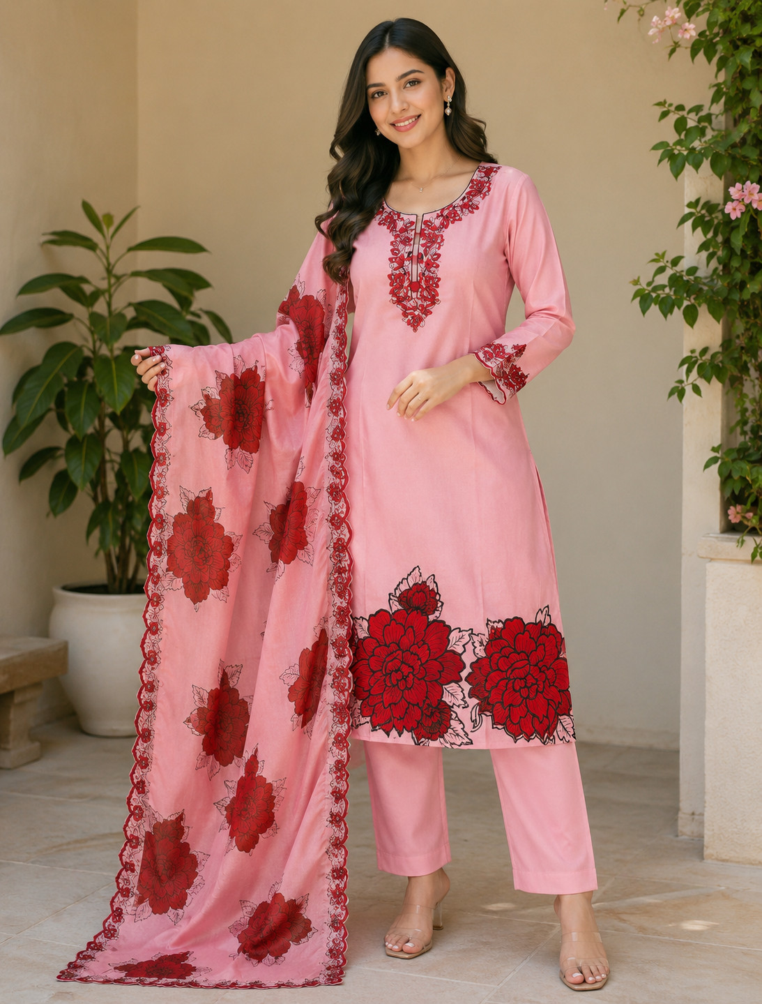 Designer Pakistan Salwar Kameez Muslin Fabric Trendy Punjabi Indian Readymade