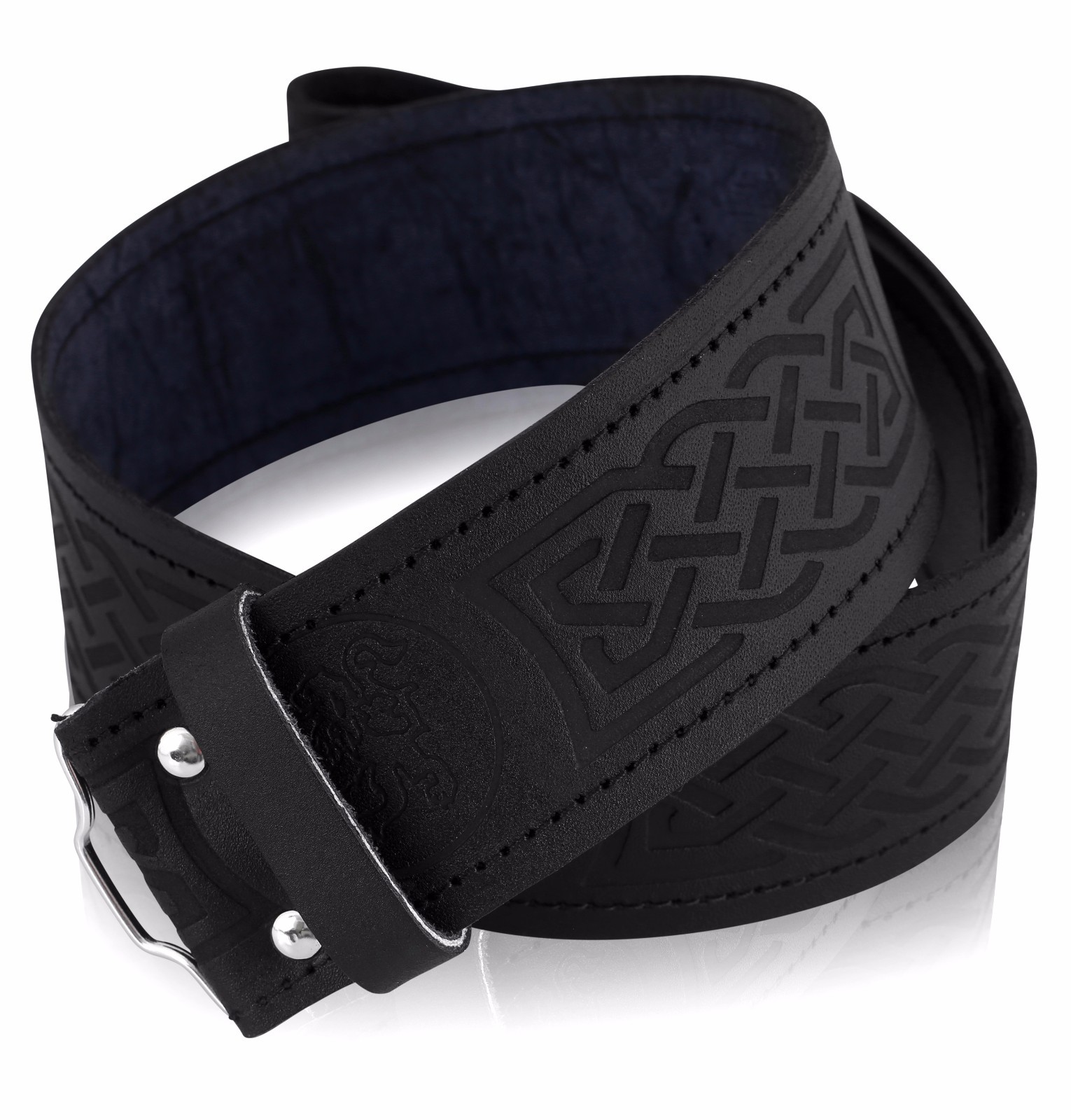 Keltisch Geprägtes Leder Kilt Gürtel Einstellbare Größe für Kilts Highland Kleid