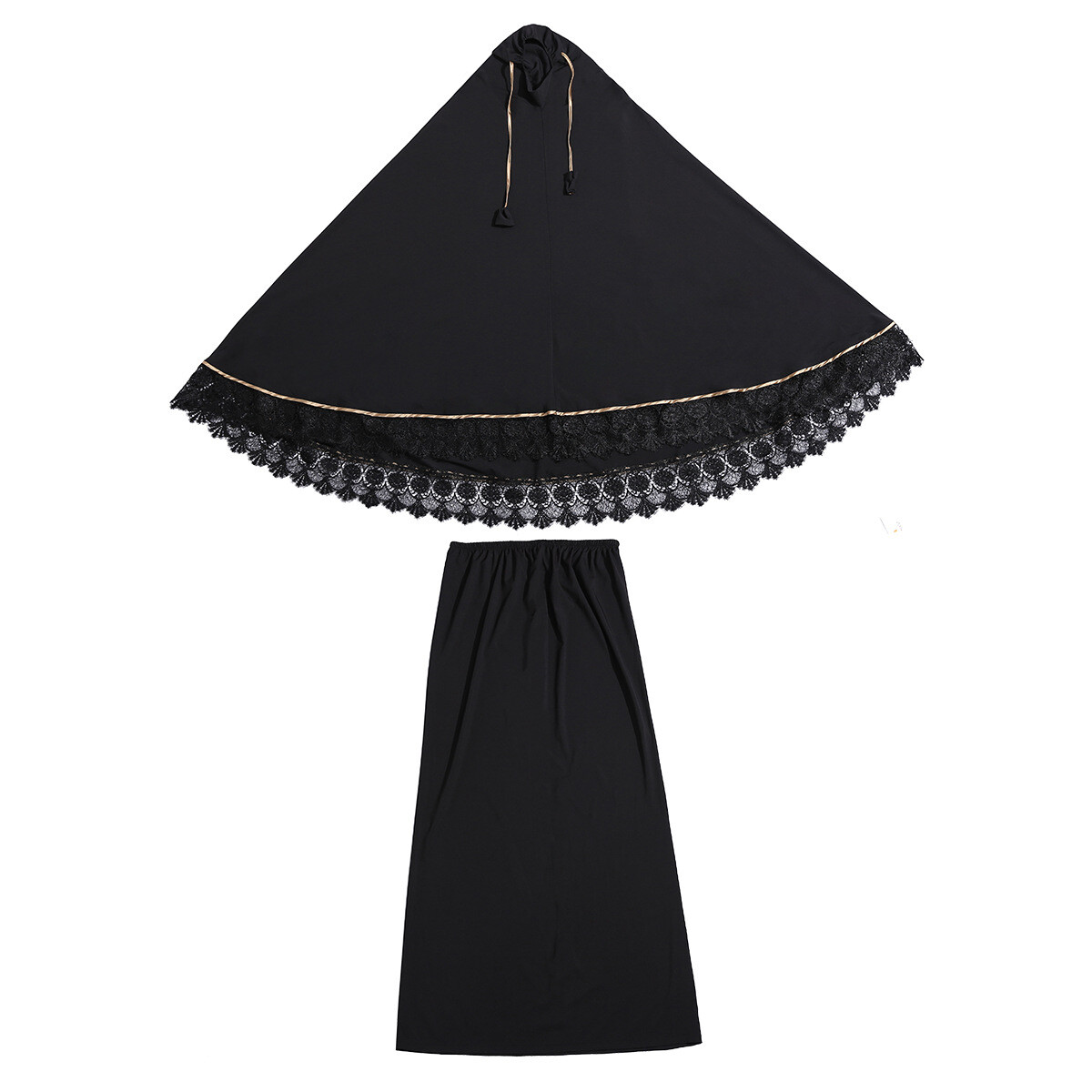 Muslim Abaya Women Overhead Khimar Hijab Dress Skirt Islamic Niqab Burka Kaftan