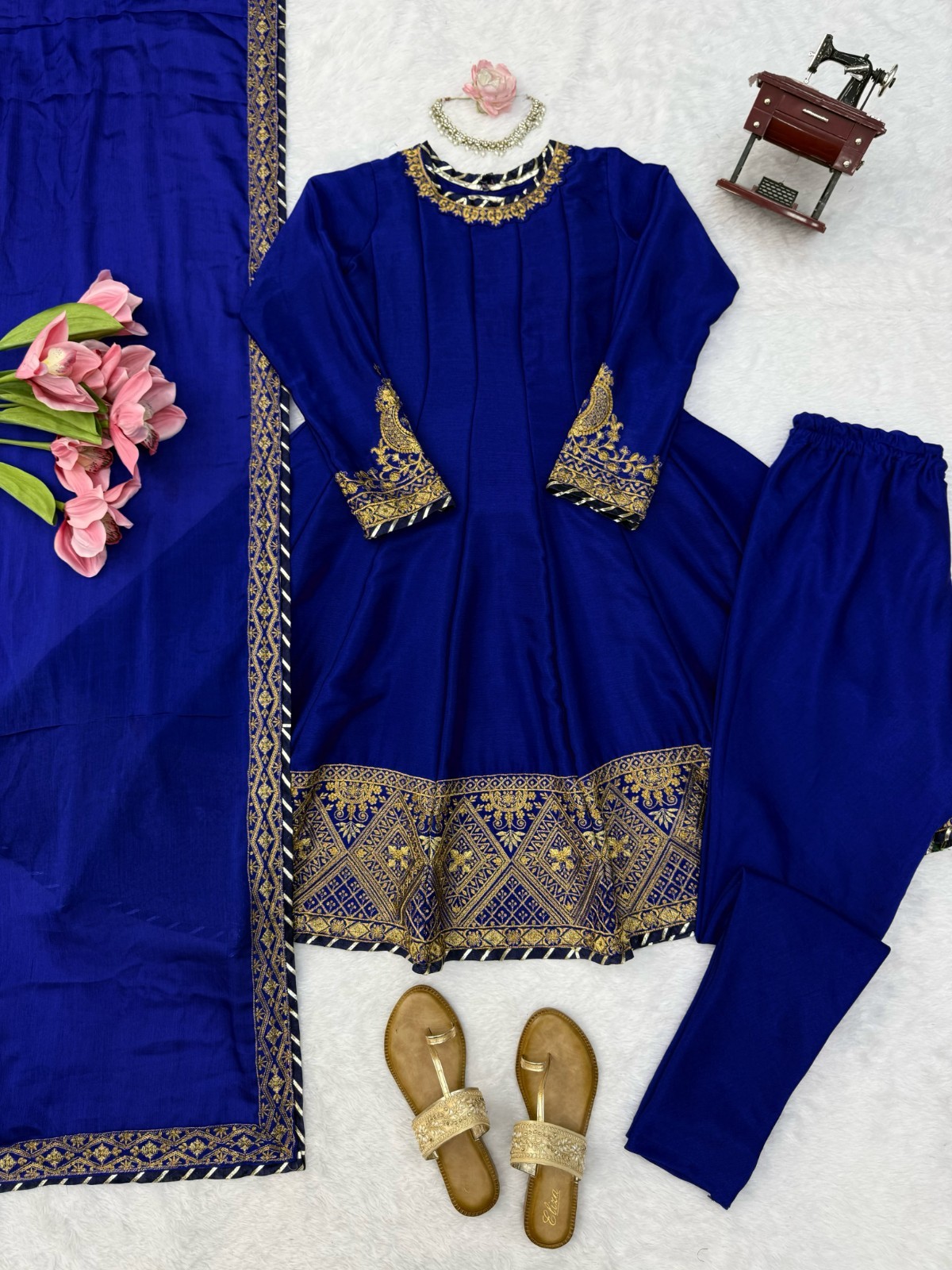 GOWN SALWAR KAMEEZ PAKISTANI INDIAN WEDDING PARTY WEAR DRESS BOLLYWOOD SUIT NEW