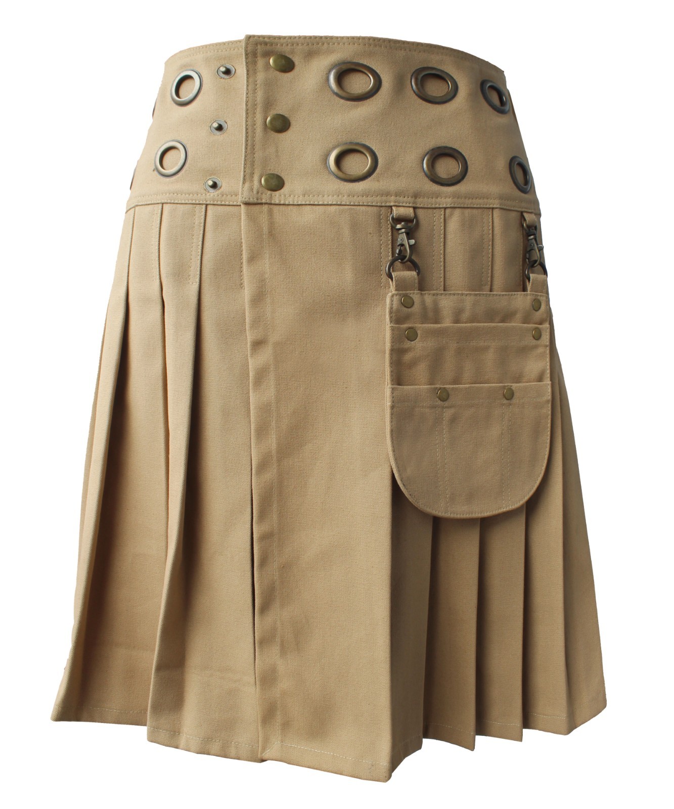 Men’s Scottish Handmade Utility Kilt – in High Quality Cotton Canvas