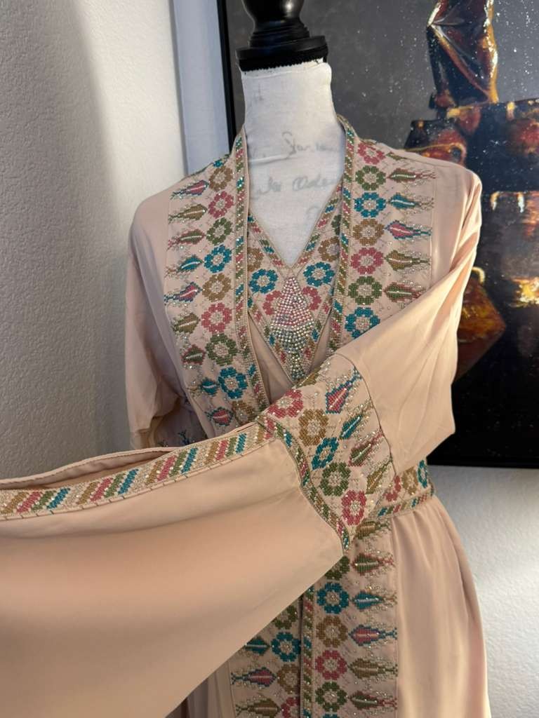 Ityn Jalabiya – Women’s Embroidered Dress, Perfect for Eid, Abaya, Ramadan
