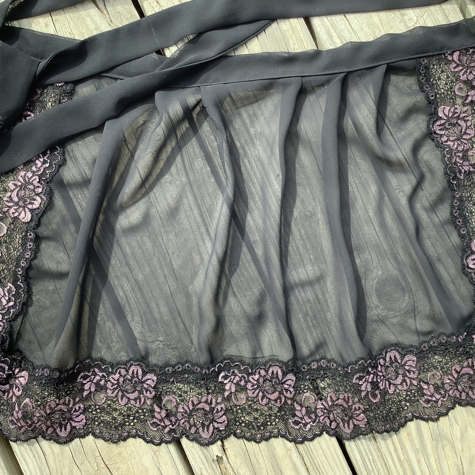 Black Pink LaCe Ruffles Apron, Oktoberfest Apron, Birthday Gift apron For Women