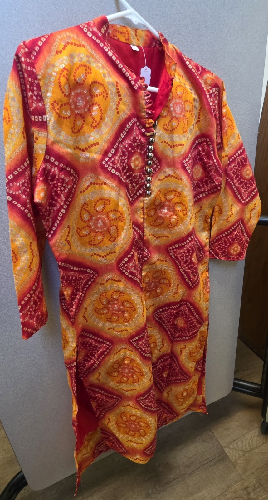 BEAUTIFUL Orange (MULTOCOLOR) kurti for women FOR Any Occassion Size M TO L