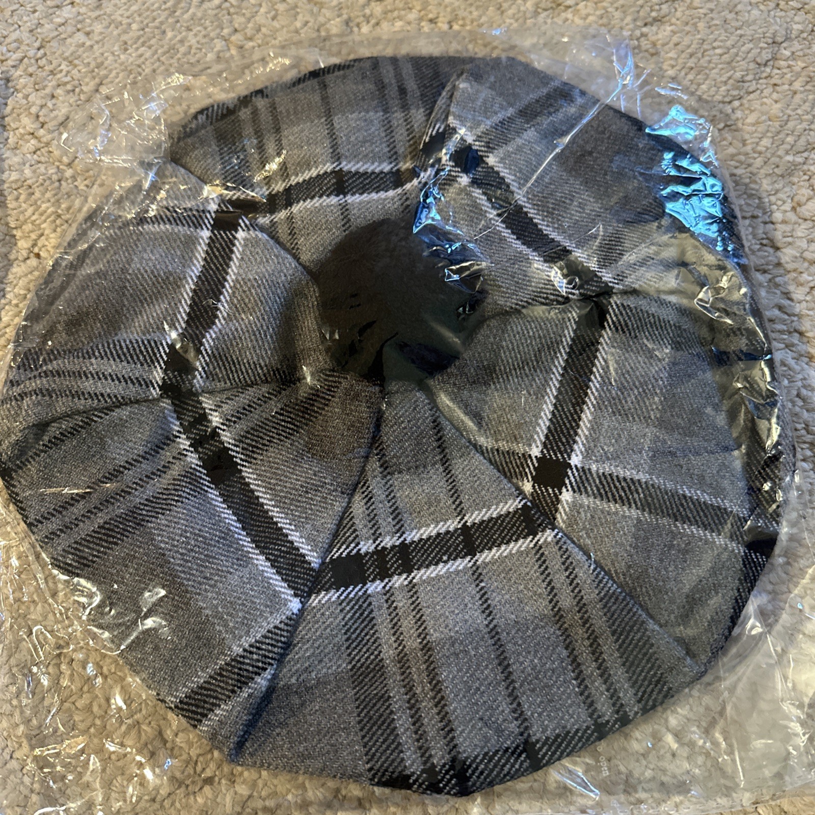 Kilt Emporium Scottish Tam o’ Shatner Tammy Hat Flat Bonnet Kilt Hamilton Grey
