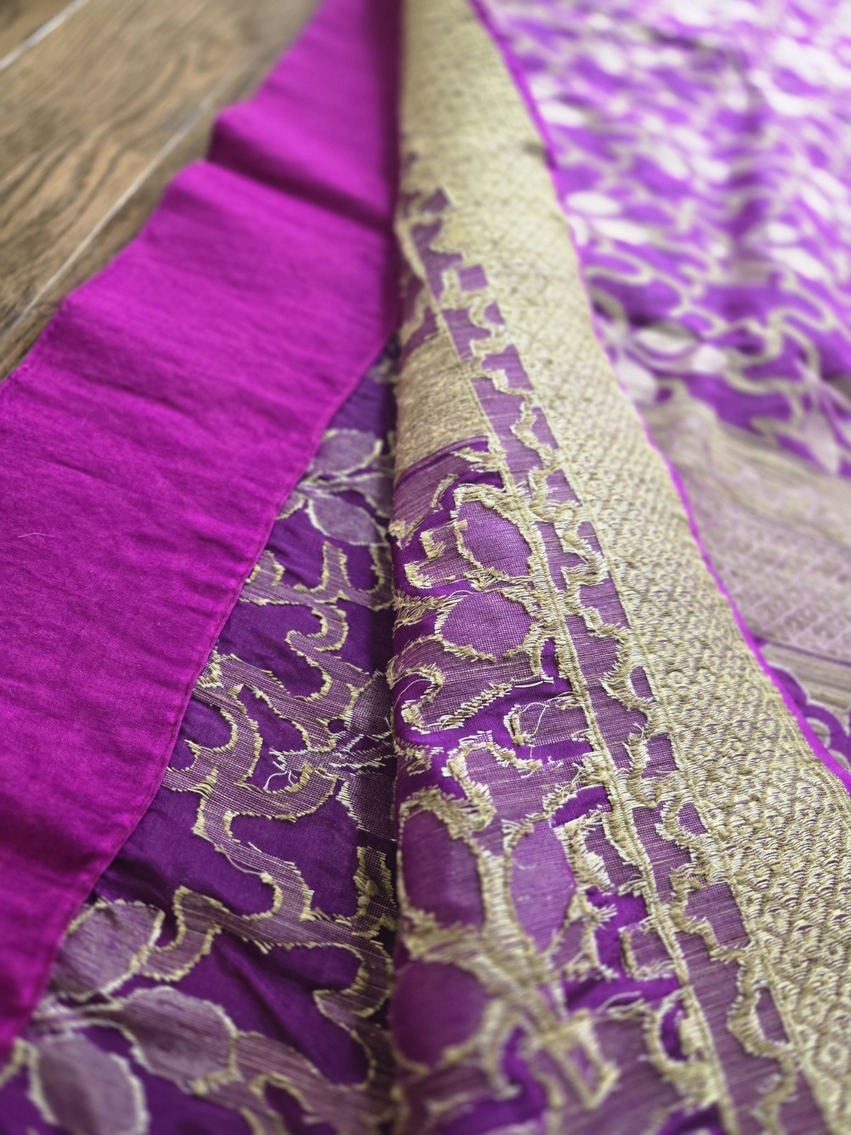 Handloom Cotton Silk Embroidered Saree (B5)