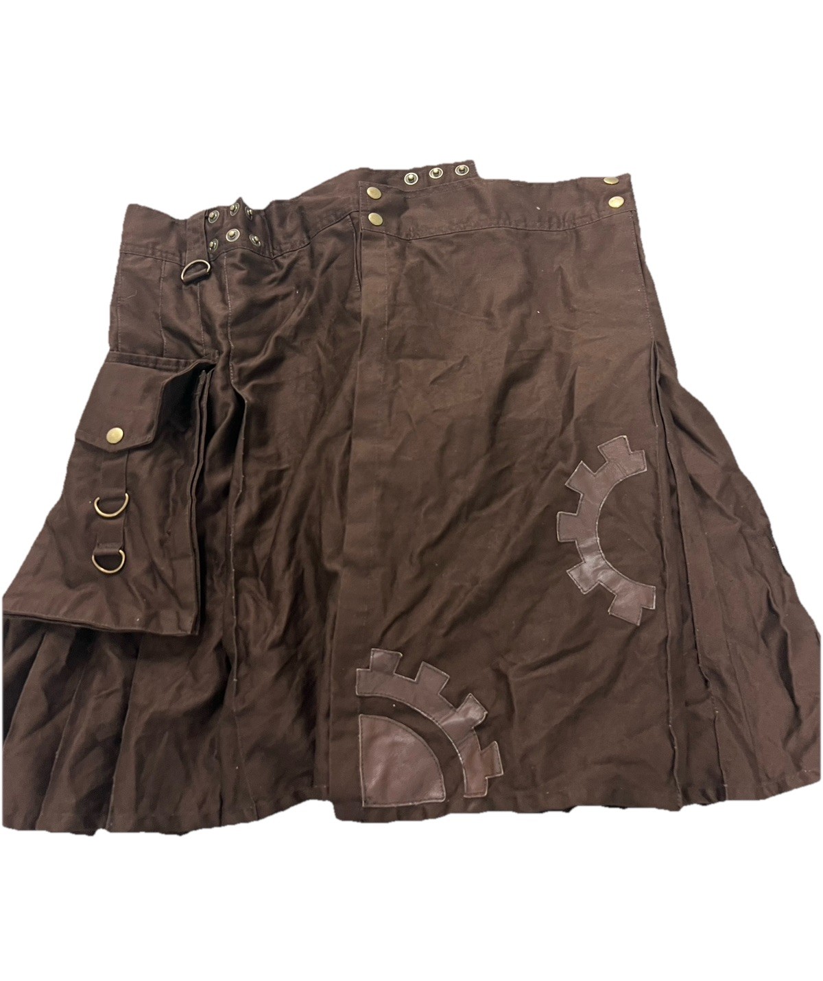 Men Scottish Fashionable Utility Kilt For Men’s 100% Cotton Cargo Pockets Kilt