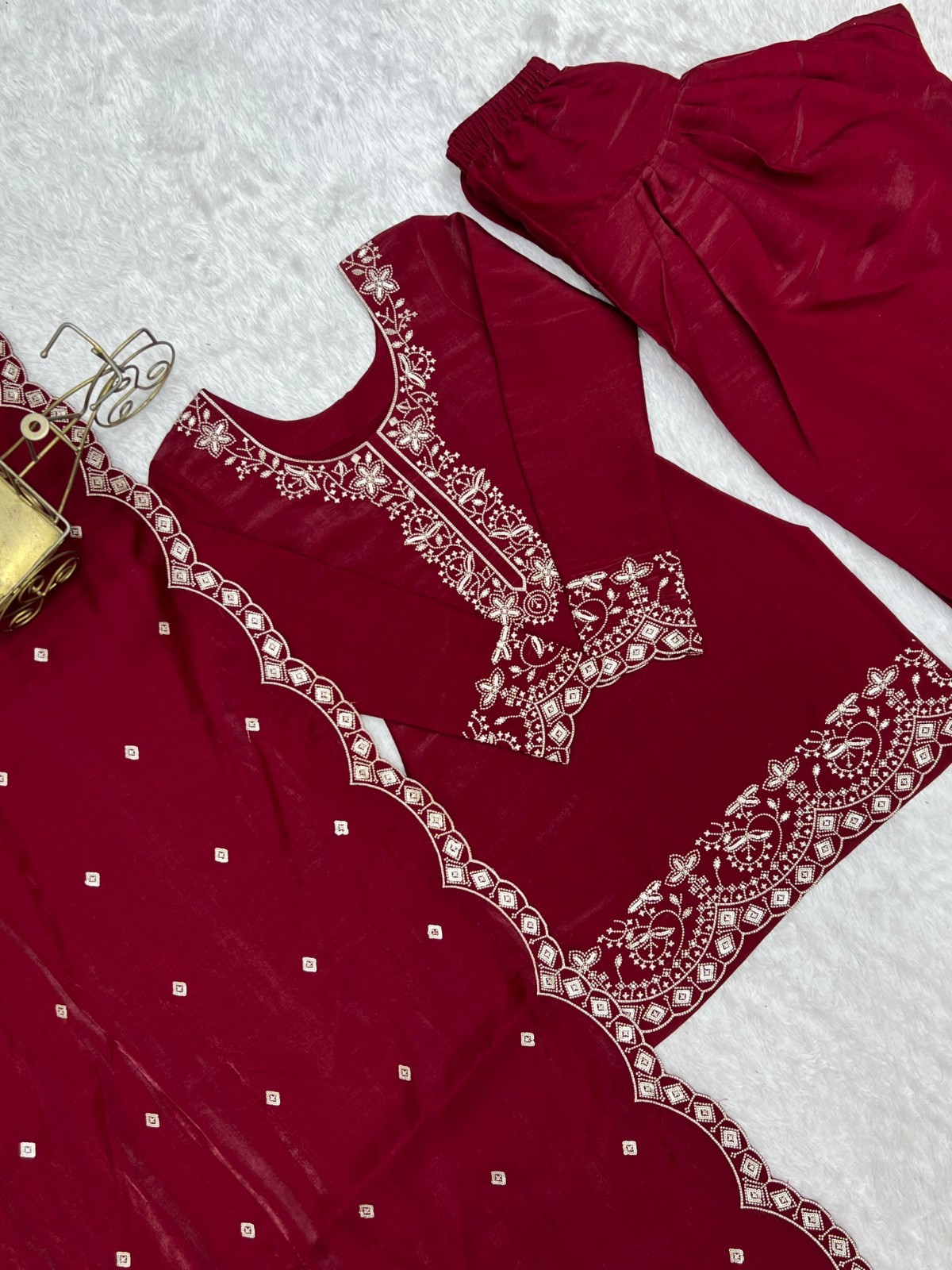 Farshi Salwar Kameez Pakistani Ready To Wear Dress Suits Wedding Party Bollywood