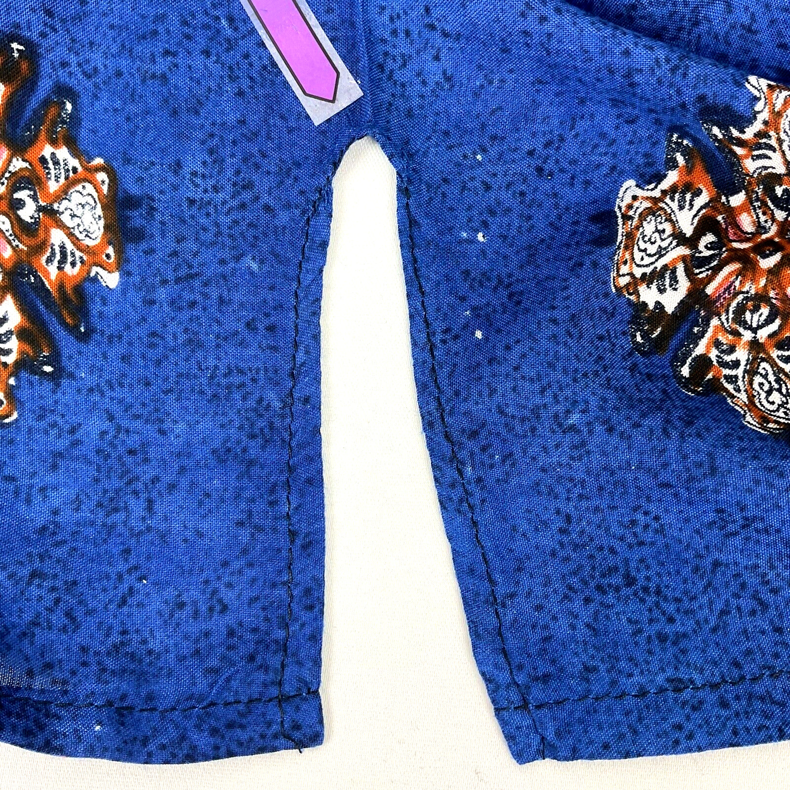 Unisex One Size Bali Tunic Batik Multicolor Pullover Elbow Sleeve Indonesia