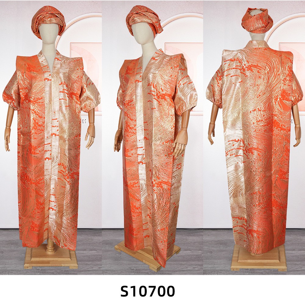 African Maxi Dress for Women Elegant Arabic Kaftan Caftan Lady Dashiki One Size