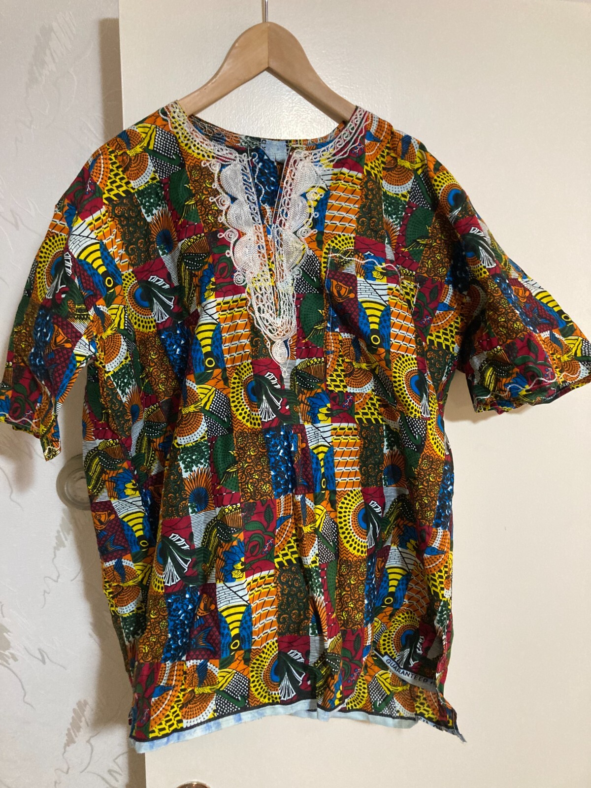 Dashiki Men Shirt and Pants – Red Orange Blue Yellow White