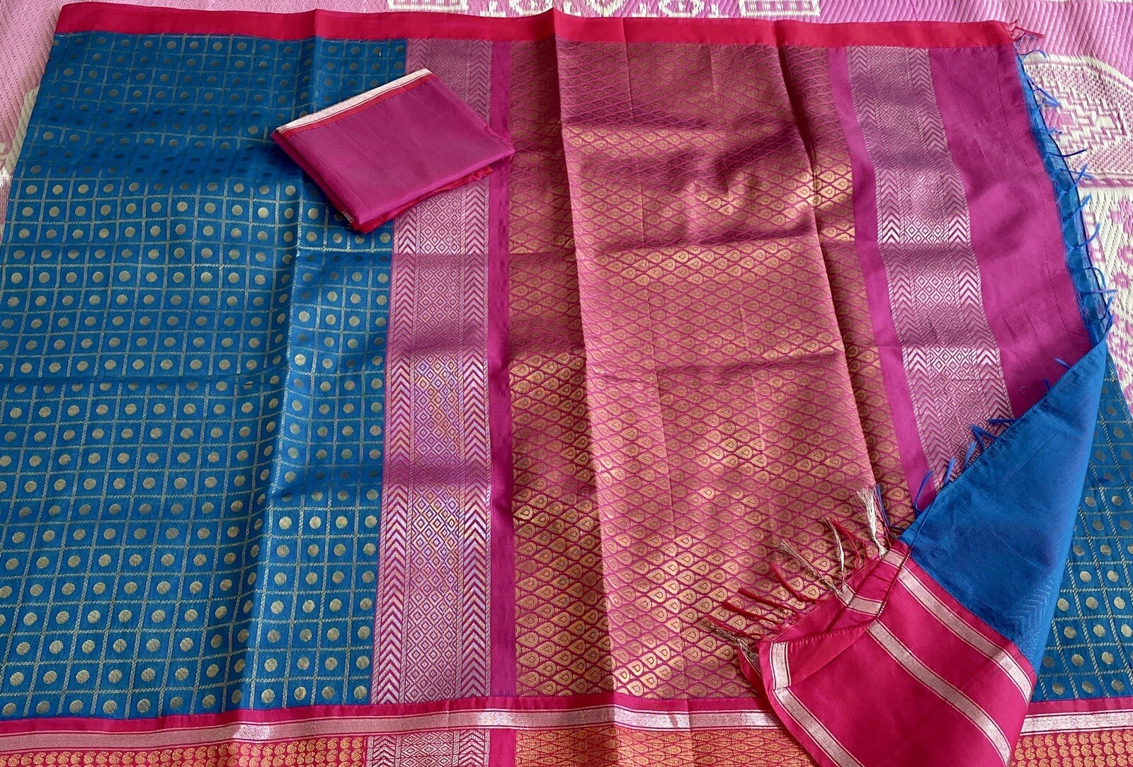 New Beautiful Chanderi Silk Cotton Saree