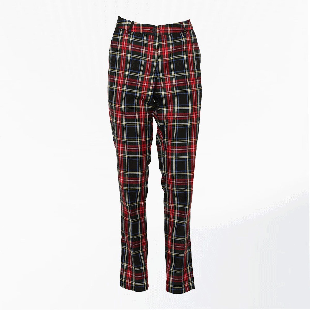 Scottish Men’s Tartan Trew Trousers Handmade Golf Pants Christmas Wedding Outfit