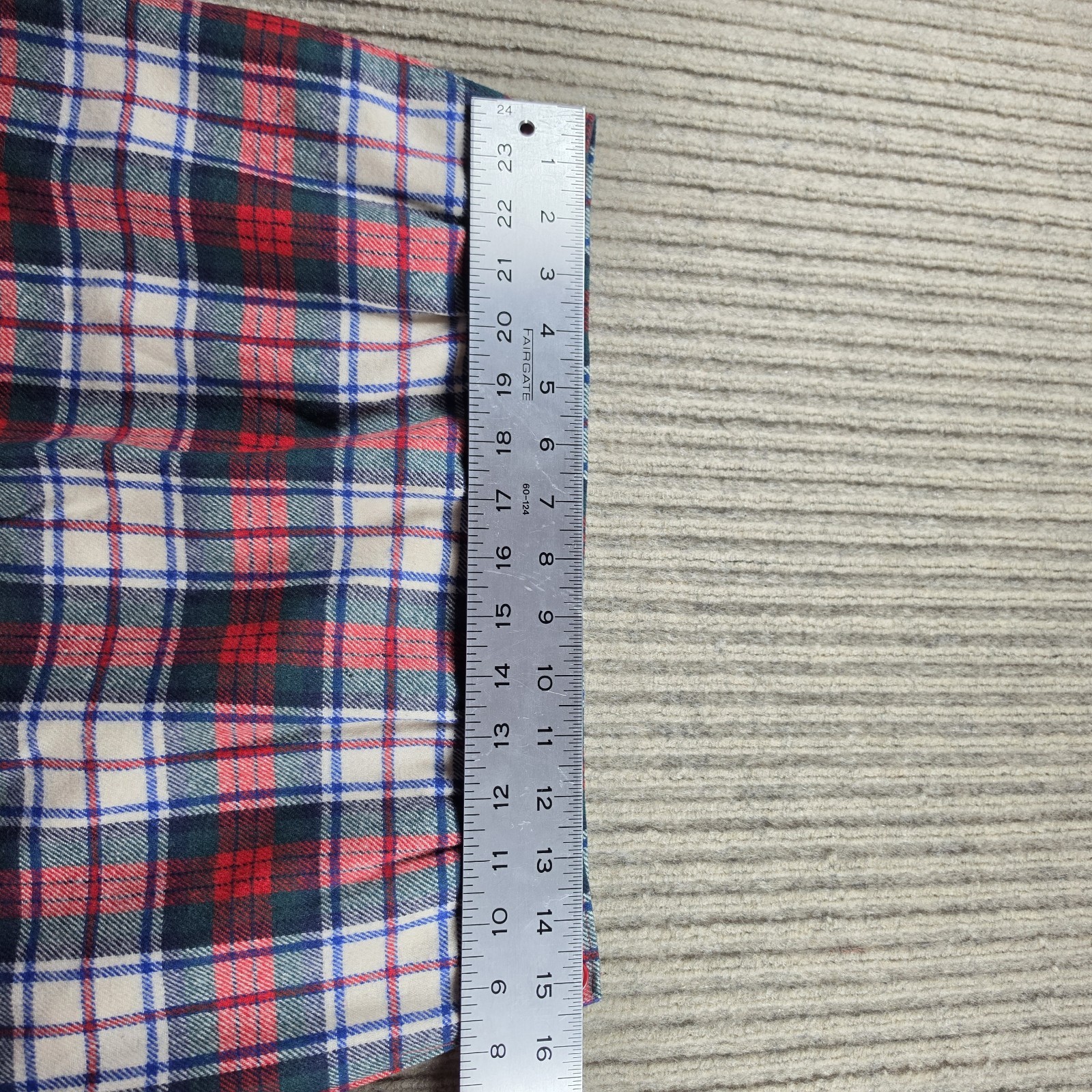 VTG Pendleton Authentic Macduff Tartan Slim Line Wool Skirt Size 14 EUC