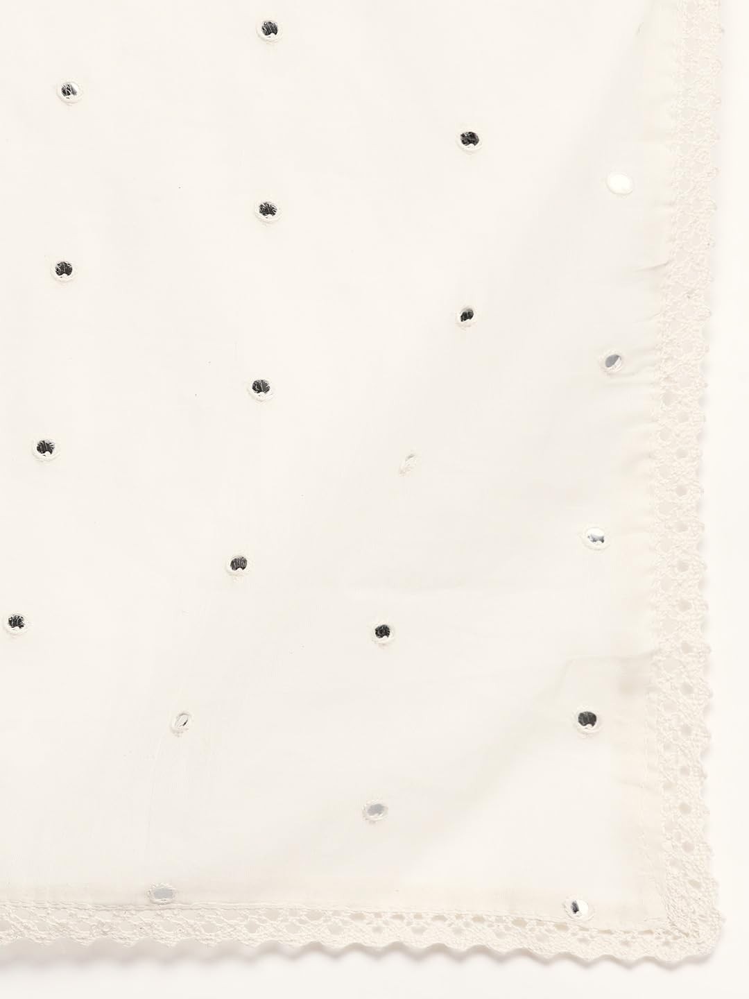 Women Embroidered Cotton Straight Kurta & Palazzo With Dupatta