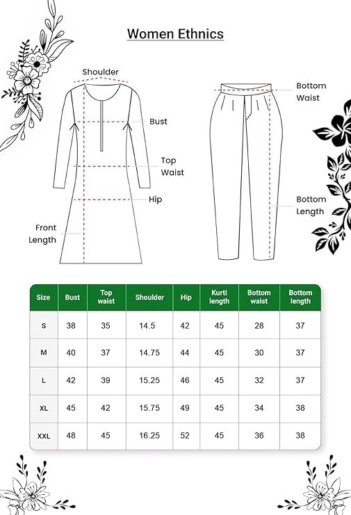 Women’s Rayon Viscose Printed Straight Kurta with Pant and Dupatta