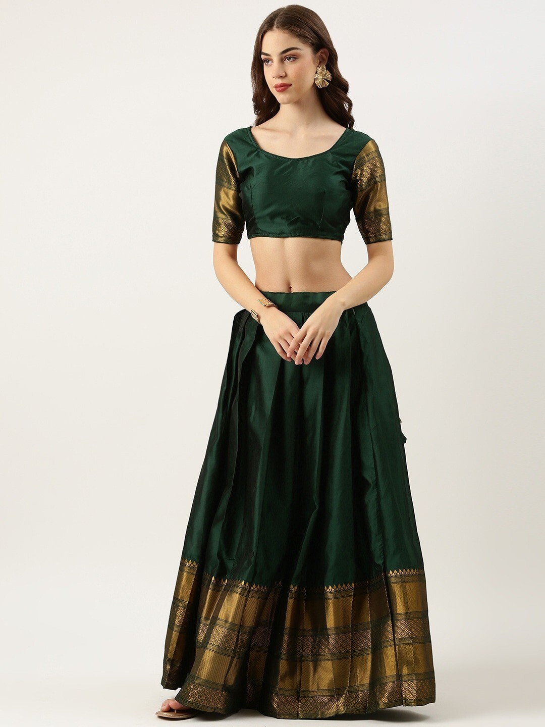 lehenga choli fully stitched wedding party wear silk lehenga choli with dupatta